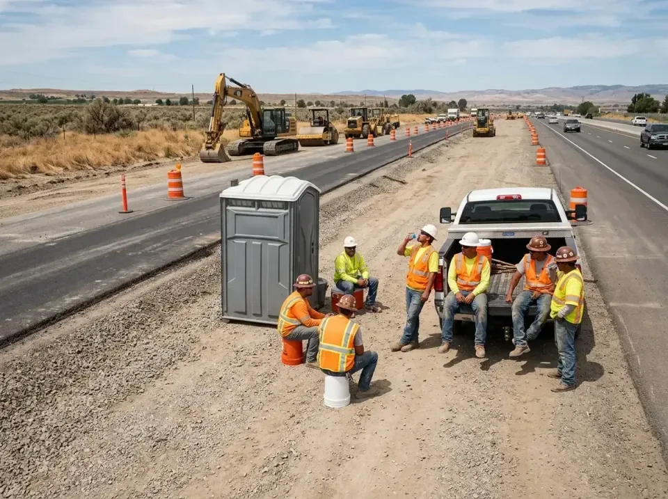 highway-road-construction-crew-007 — frequently asked questions, Porta Potty and Restroom Rentals in Independence, OR